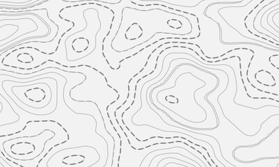 Abstract topographical linier graphics map background. Patterns topographic line map. Vintage outdoors style , Black and white contours stylized height topography lines map. Vector illustration.