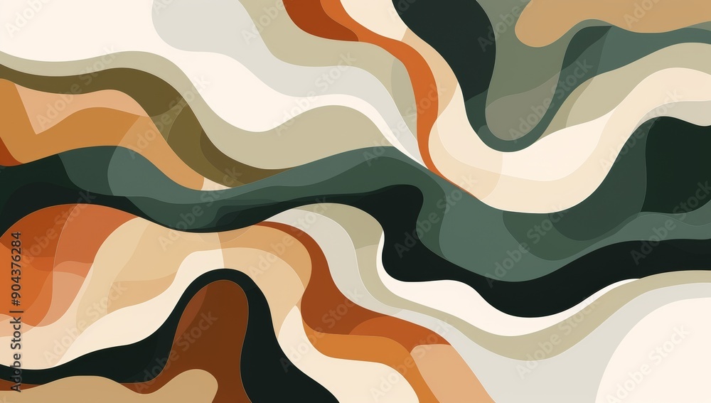 Poster an organic gradient wallpaper background header illustration created using generative ai.