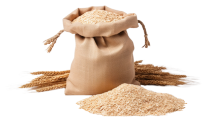 PNG Ingredient wheat food sack.