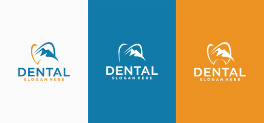 Dental care logo. Collection of dental logos for various purposes.