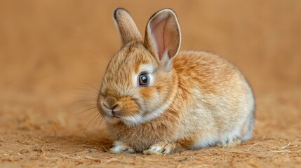 Fototapeta premium Adorable Fluffy Bunny