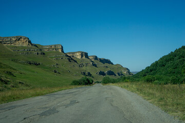 road in mountains
