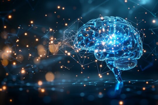 Brain bursting with color and creativity symbolizing explosive artistic and cognitive potential