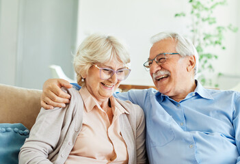 senior woman man couple happy retirement talking conversation chat love elderly coffee cup tea mug drink  old together adult female mature retired wife