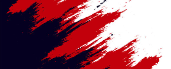 Halftone dots white and red color pattern gradient grunge texture background. Pop art dot comic style vector illustration