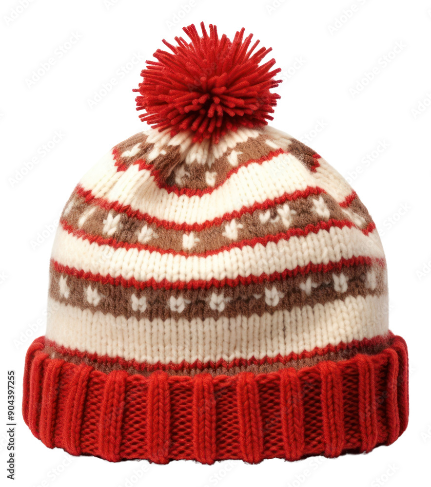 Poster png christmas woolen hat sweater beanie white.