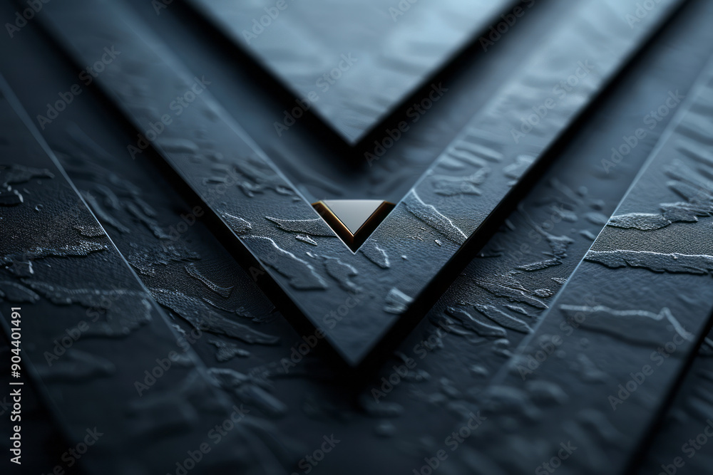 Poster clean design showcasing a v/s logo with thin lines and a subtle 3d effect,