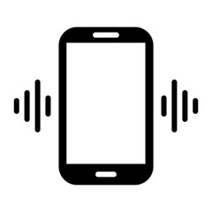Mobile Phone Vibration Icon 
