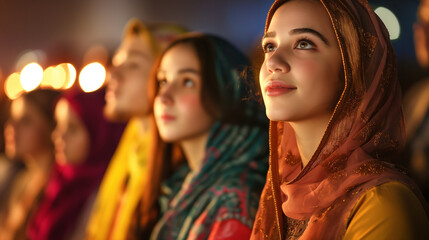 Muslims participating in cultural exchange programs