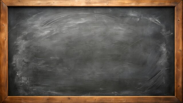 Classic school blackboard with handwritten notes and diagrams. Educational and informative setting