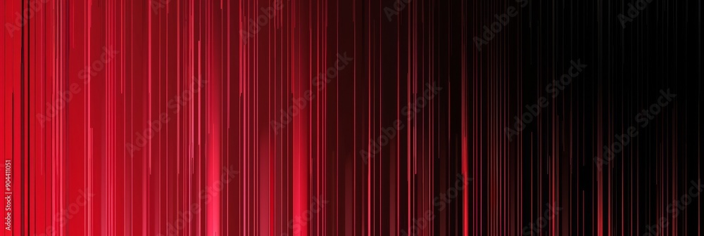 Aufkleber this design features dynamic red and black vertical stripes, creating a bold background