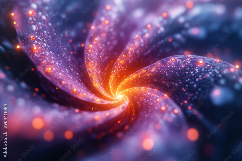 Aufkleber surreal animation of a vip badge that splits into a kaleidoscope of colors, forming a mesmerizing pa