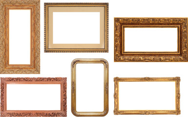 Vintage Wood Long icture Frame