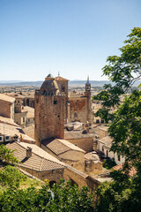 view of Trujillo's church, Spain
