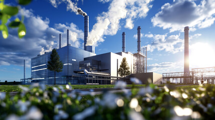 A modern biomass power plant with advanced combustion technology