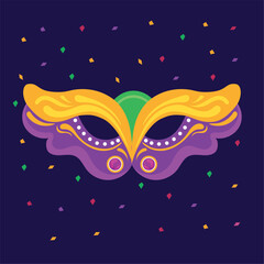 Fototapeta premium Colored carnival mask Vector