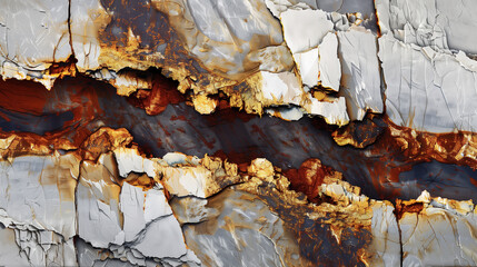 Intricate marble texture with earthy tones and bold veins