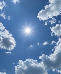 lue sky with cloud closeup