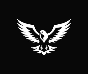 Eagle symbol illustration logo