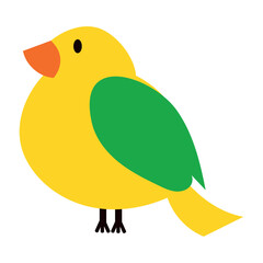 Isolated canary bird icon Vector