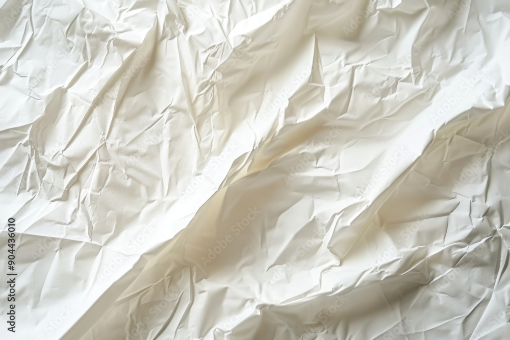 Poster a close-up shot of a plain white sheet of paper with no writing or marks