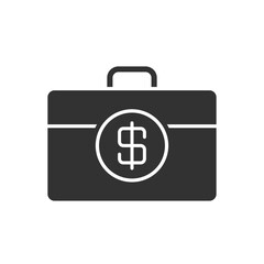Investment Briefcase Icon Sign Symbol