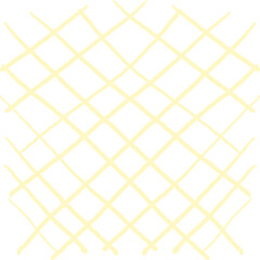 Vector hand drawn cute checkered pattern. Doodle Plaid geometrical simple texture. Crossing lines. Abstract cute delicate pattern ideal for fabric, textile, wallpaper