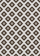 A seamless geometric wallpaper pattern design featuring a vintage vector illustration. The texture art showcases a retro hexagon tile ornament, creating a stylish backdrop.