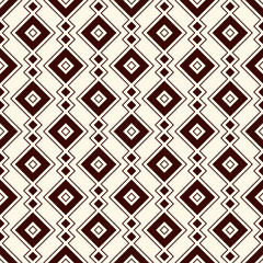 Ethnic, tribal seamless surface pattern. Repeated diamonds and rhombuses motif. Folk background. Folkloric wallpaper. Geometric ornament. Geo digital paper, textile print. Vector art