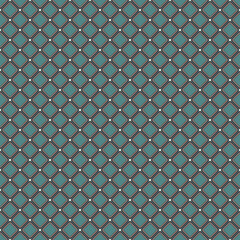 Contemporary geometric pattern. Repeated squares, diamonds motif. Simple ornament. Modern abstract background. Seamless surface design. Geo wallpaper. Digital paper, textile print. Vector art