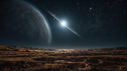 Starry Night Landscape