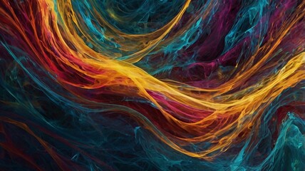 abstract fractal background with space