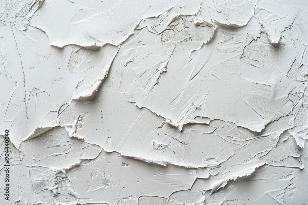 Poster a close-up view of white paint on a wall, suitable for use in design and decoration projects