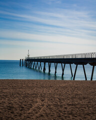 Obraz premium pier on the beach