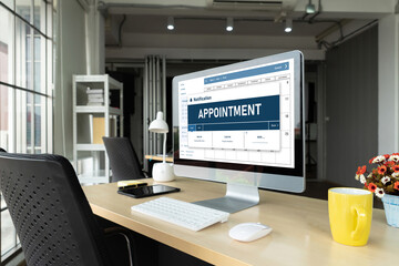 Online applointment booking calendar for modish regristration on the internet website