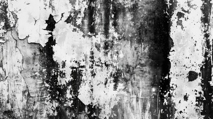 Fototapeta premium A close-up shot of a worn-out wall with peeling paint, great for use in stories about neglect or decay