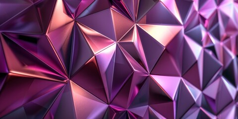 This is a vibrant and striking abstract metallic geometric background that captivates