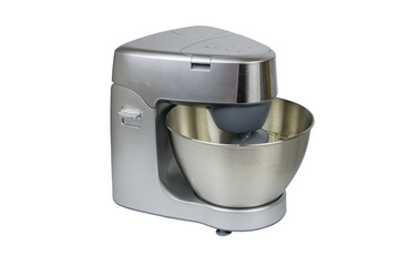 Modern kitchen machine isolated on a white background. Food processor