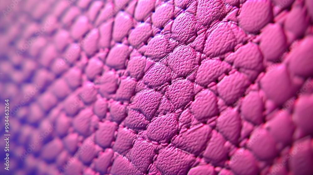 Poster a pink textured surface is illuminated by light originating from above it in this close-up image