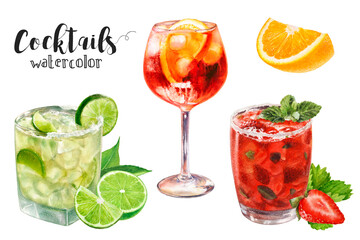 Enjoy Vibrant Watercolor Cocktails made with Fresh Ingredients, ideal for any gathering