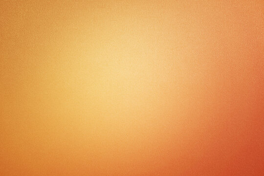 Brown red coral orange yellow gold peach fuzz pink beige white abstract background. Circle. Color gradient ombre blur. Noise grain grainy mesh. Summer autumn. Design. Template. Minimal.