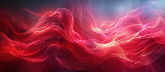 Fototapeta premium Abstract Red and White Swirling Background