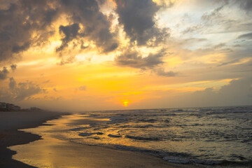 Sunrise at Surf City beach