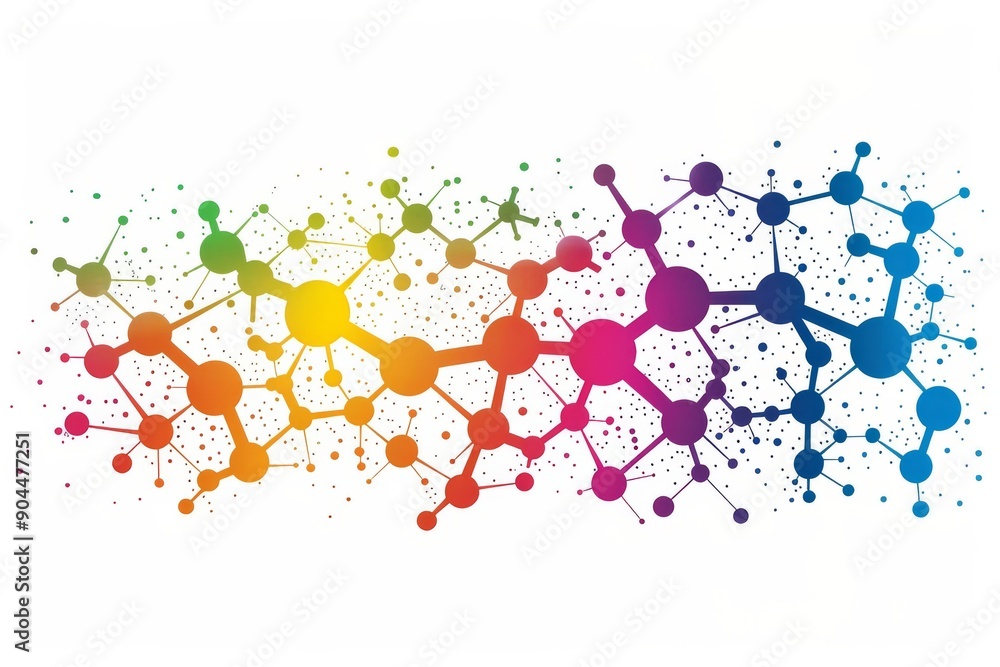 Poster networked tree of brain lightbulbs representing a forest of thoughts and interconnected ideas.