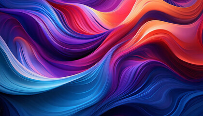 Obraz premium abstract colorful background with waves