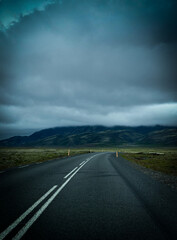 Fototapeta premium road to the storm