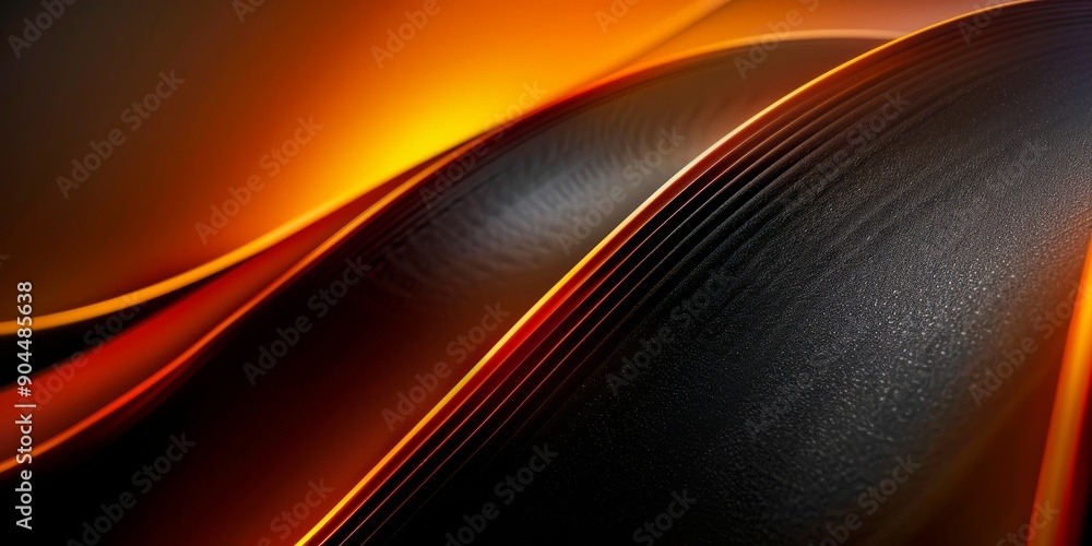 Poster The Dynamic Flow of Colorful and Lively Waves Presented in an Abstract Artistic Design