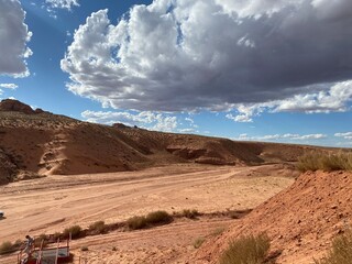 Photo of rock formations within Glen Canyon National Recreation Area in northern Arizona near Page, east of Lechee, Arizona, United States of America USA.