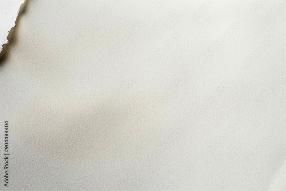 Poster a close-up view of a blank piece of paper on a table, suitable for educational or office settings