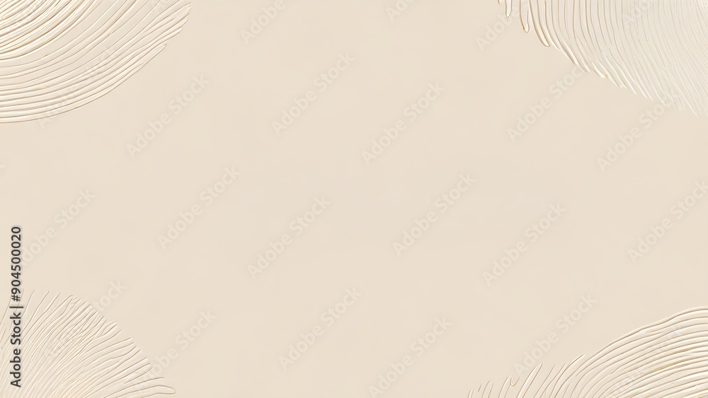 Aufkleber offwhite background with white curved lines, ideal for adding text or graphics in a sleek and modern